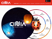 Tablet Screenshot of cinia.com.mx